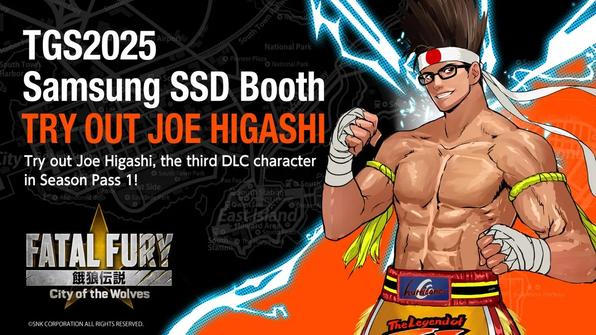 Joe Higashi será jogável em Fatal Fury: City of the Wolves na TGS 2025
