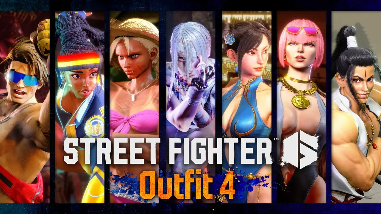 Street Fighter 6 revela Traje 4 com skins de verão para Luke, Cammy, Chun-Li e mais